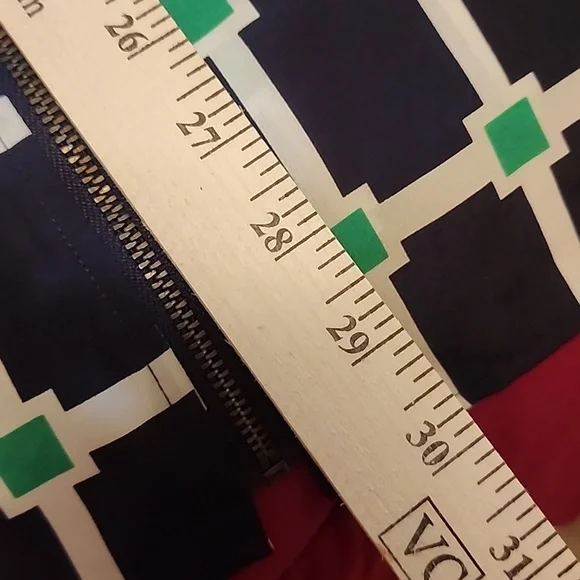 NWOT MICHAEL KORS FULL ZIP BLOUSE Unique Print - Picture 9 of 12